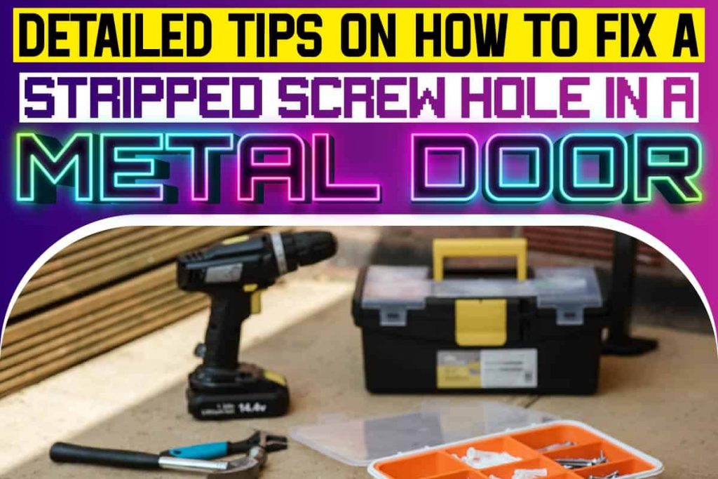 cure for stripped screw in sofa bed