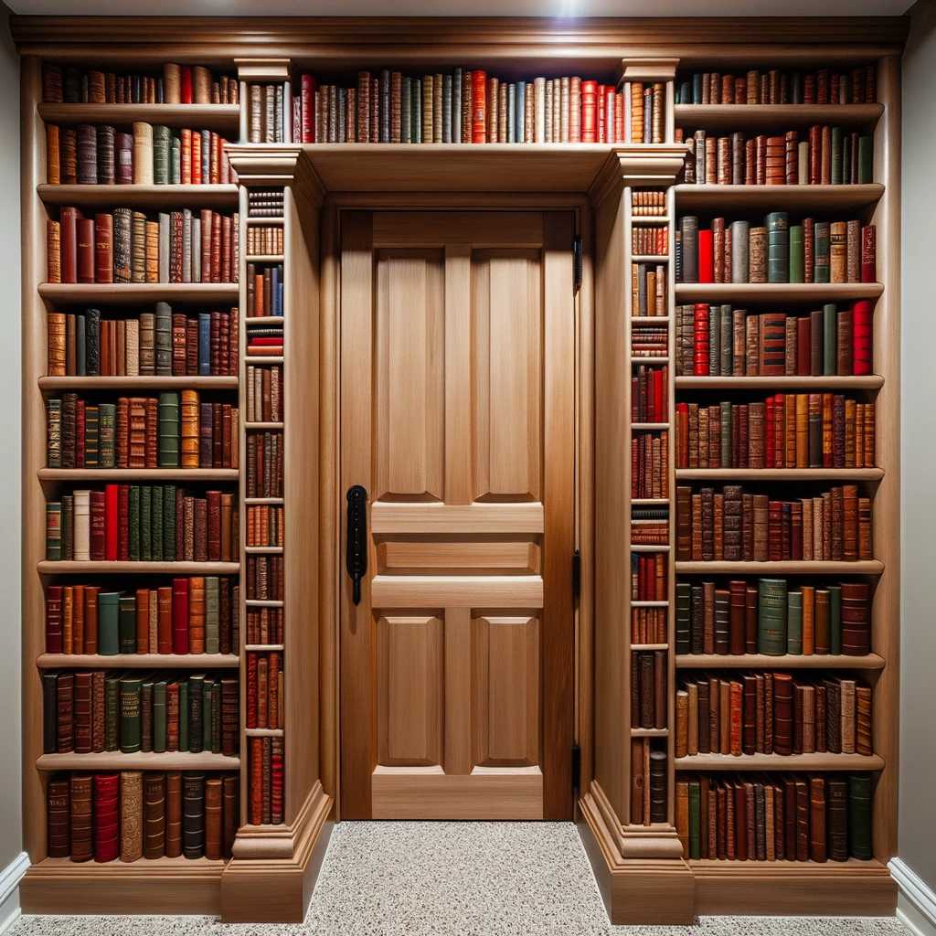 20. Bookshelf Mimic Door