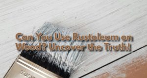 Can You Use Rustoleum on Wood