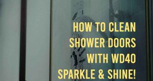 How to Clean Shower Doors With WD40