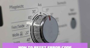 How to Reset Error Code on Maytag Washer