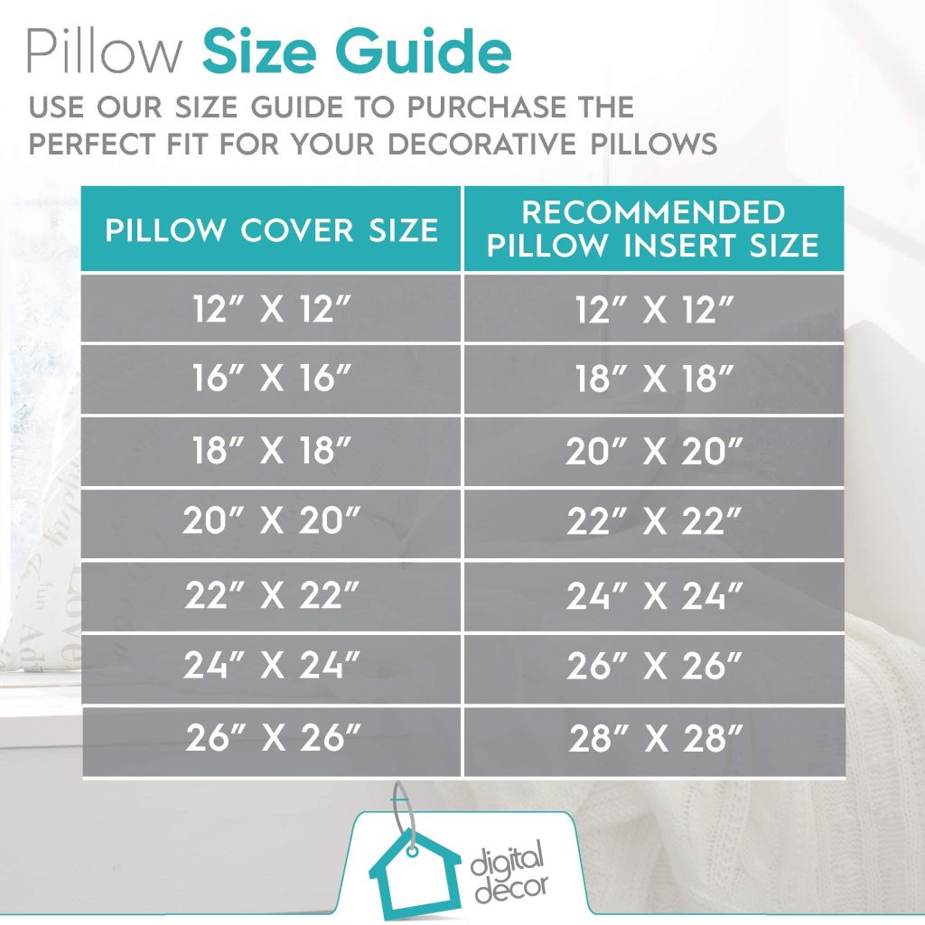 What Size Pillow Insert for 18X18 Cover