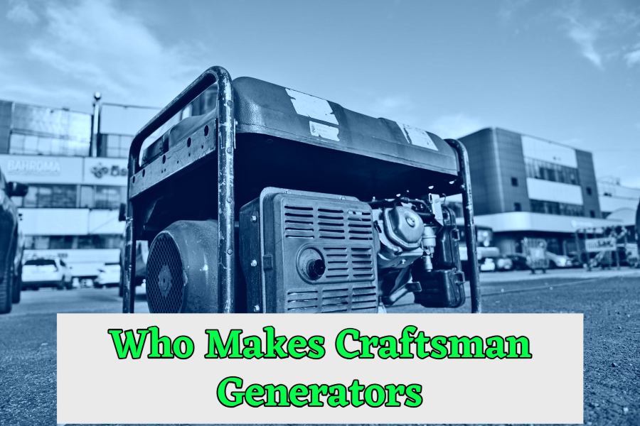 Who Makes Craftsman Generators Unveiling the Maker!